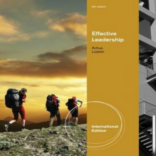 effective leadership by lussier and achua pdf download